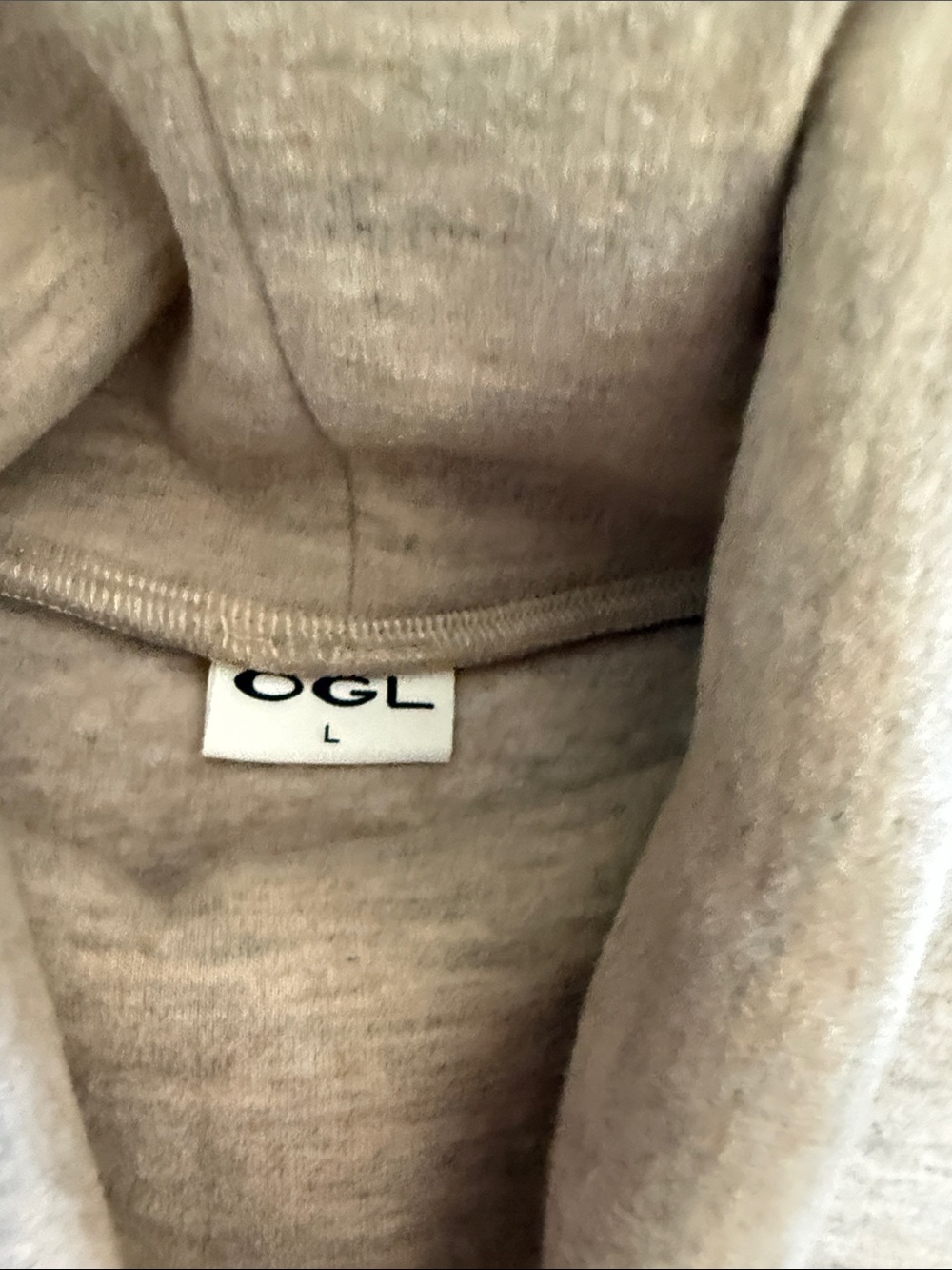 OGL brand 2 piece sleeveless turtleneck and wide legged knit pants, Size L - Picture 3 of 14